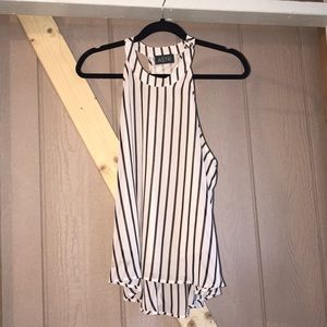 Astr black stripe pinkish cream